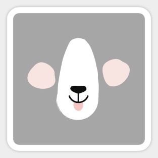 cute panda mask Sticker